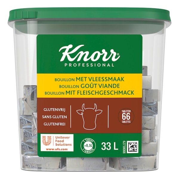 Knorr Bouillon met Vleessmaak 66 Tabletten 660 g - 